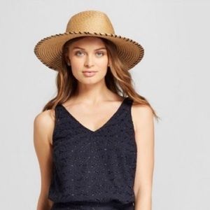 A New Day—Navy and Black Eyelet Tank Top—Size XS